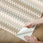 York Wallcoverings Zig Zag - Green Wallpaper | Buy Online York Wallcoverings Zig Zag wallpaper, color Green, SKU PSW1642RL