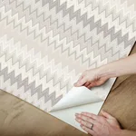York Wallcoverings Zig Zag - Beige Wallpaper | Buy Online York Wallcoverings Zig Zag wallpaper, color Beige, SKU PSW1643RL
